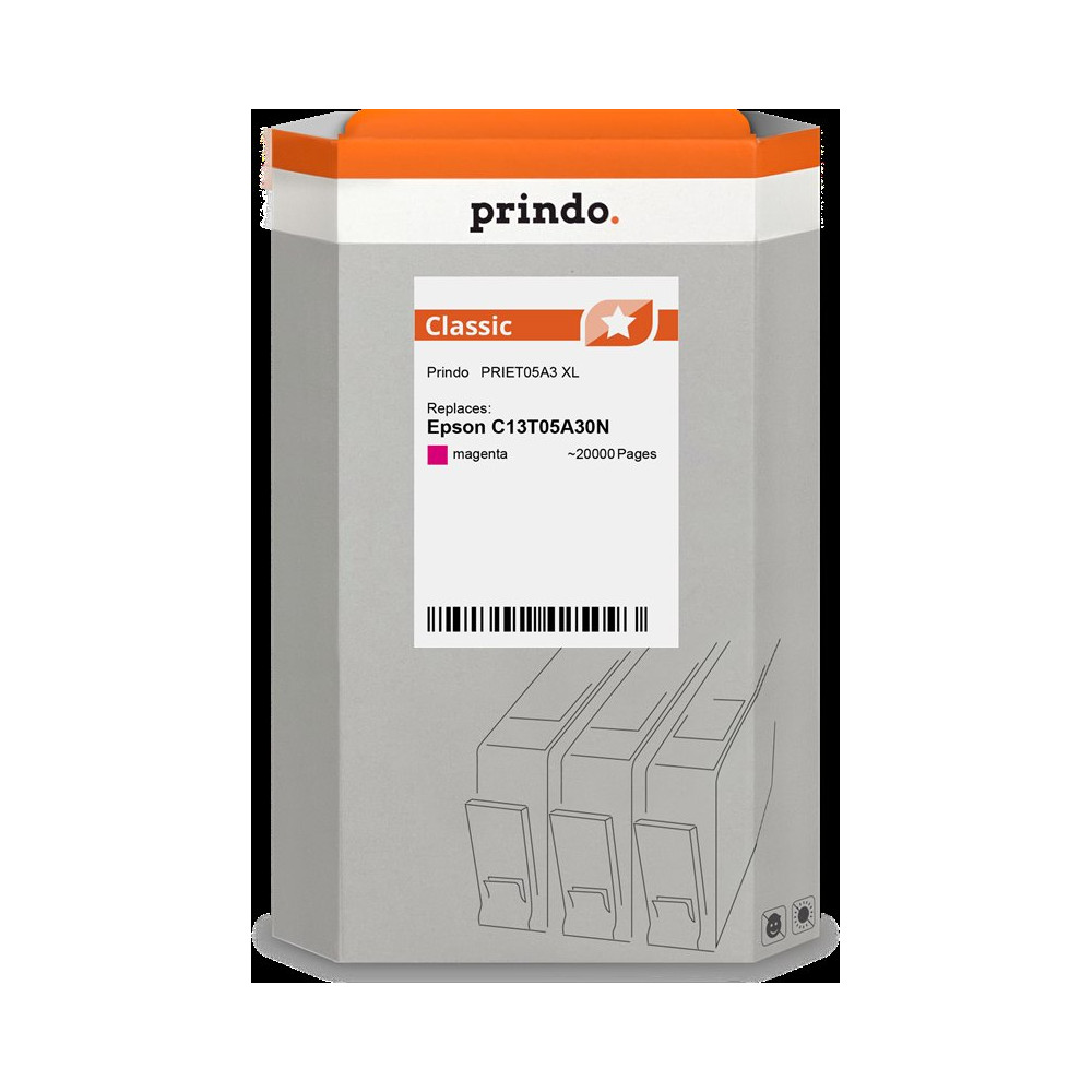 compatibile con Epson T05A3 magenta  Prindo Classic XL magenta Cartuccia d'inchiostro