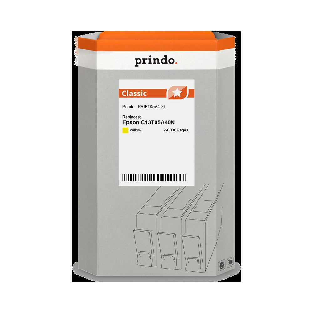 compatibile con Epson T05A4 giallo  Prindo Classic XL giallo Cartuccia d'inchiostro
