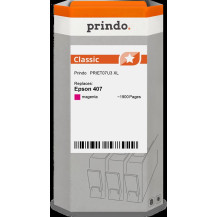 compatibile con Epson 407 magenta  Prindo Classic XL magenta Cartuccia d'inchiostro