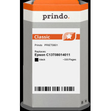 compatibile con Epson T0801 nero  Prindo Classic nero Cartuccia d'inchiostro