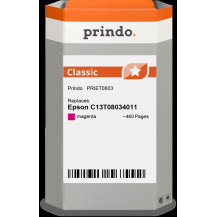 compatibile con Epson T0803 magenta  Prindo Classic magenta Cartuccia d'inchiostro