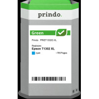 compatibile con Epson T1302 XL ciano  Prindo Green XL ciano Cartuccia d'inchiostro