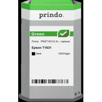 compatibile con Epson 16 XL nero  Prindo Green XL nero Cartuccia d'inchiostro