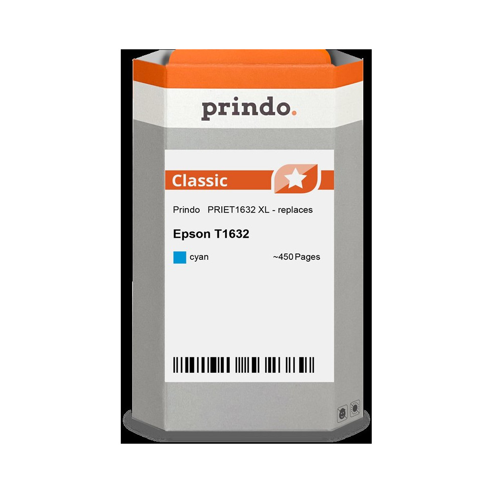 compatibile con Epson 16 XL ciano  Prindo Classic XL ciano Cartuccia d'inchiostro