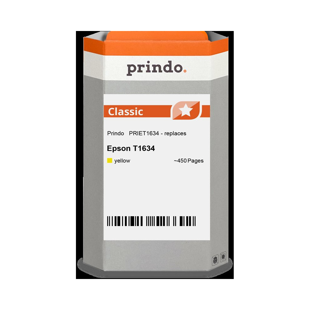 compatibile con Epson 16 XL giallo  Prindo Classic XL giallo Cartuccia d'inchiostro