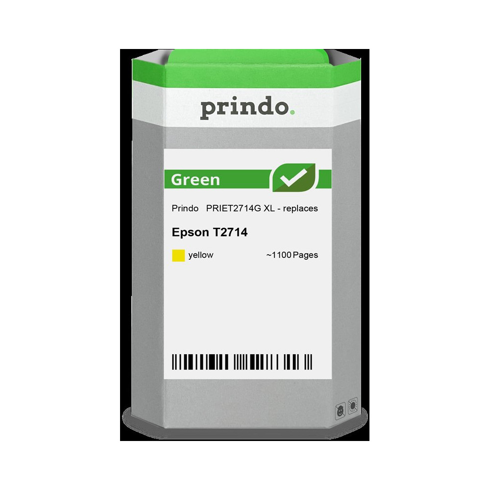compatibile con Epson 27 XL giallo  Prindo Green XL giallo Cartuccia d'inchiostro