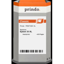 compatibile con Epson 33 XL Nero (Foto)  Prindo Classic XL Nero (Foto) Cartuccia d'inchiostro