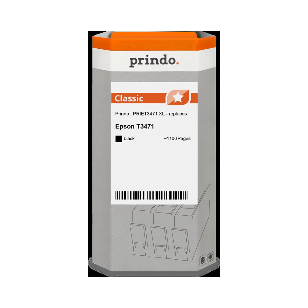 compatibile con Epson 34 XL nero  Prindo Classic XL nero Cartuccia d'inchiostro
