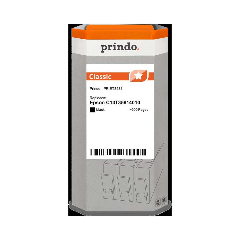 compatibile con Epson 35 nero  Prindo Classic nero Cartuccia d'inchiostro