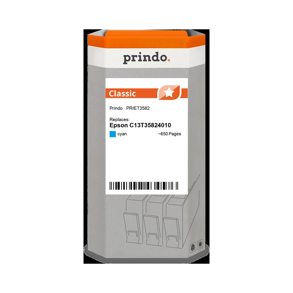 compatibile con Epson 35 ciano  Prindo Classic ciano Cartuccia d'inchiostro