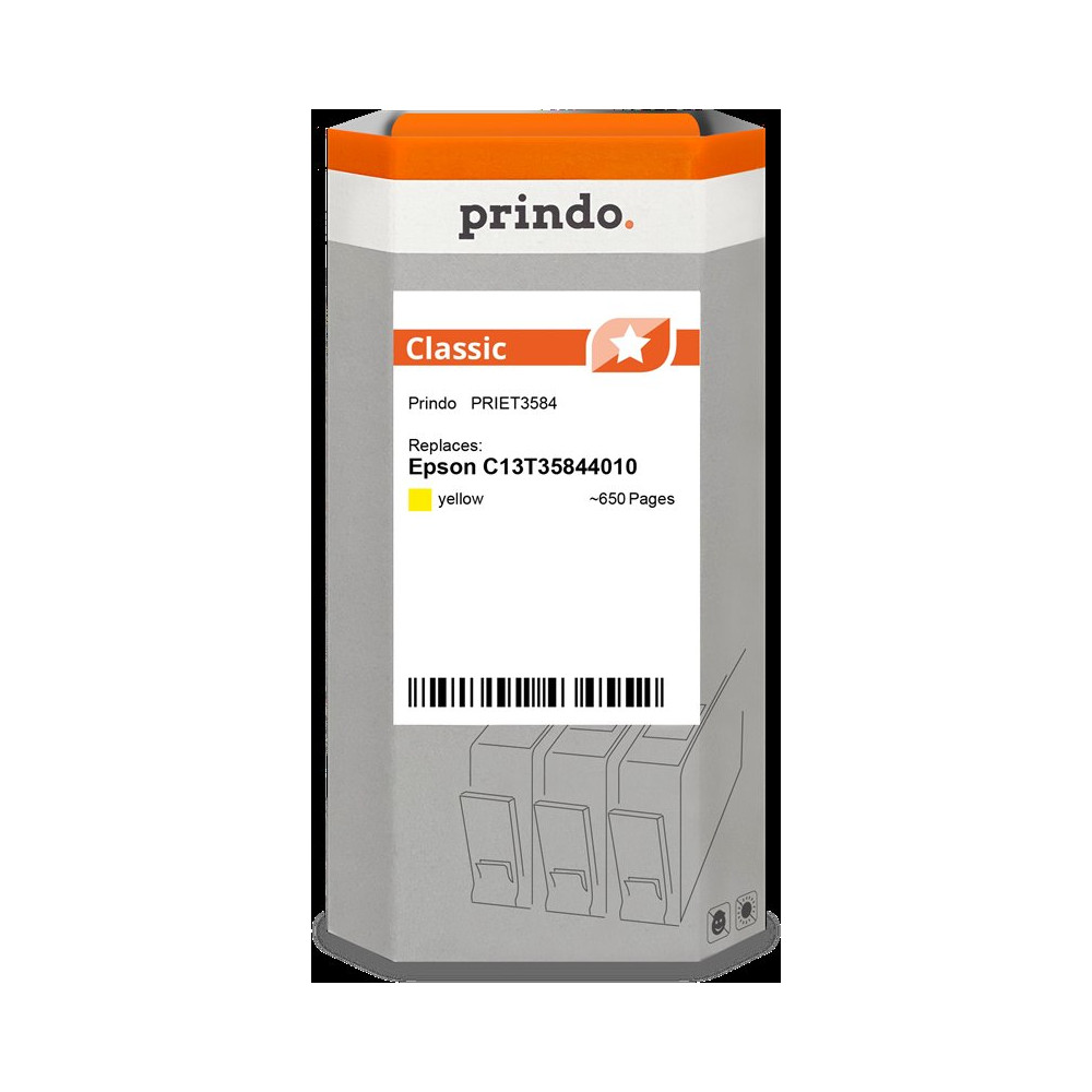 compatibile con Epson 35 giallo  Prindo Classic giallo Cartuccia d'inchiostro