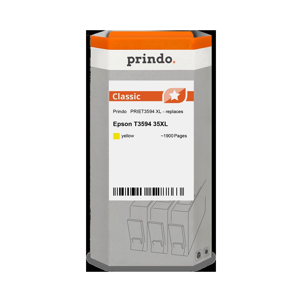 compatibile con Epson 35XL giallo  Prindo Classic XL giallo Cartuccia d'inchiostro