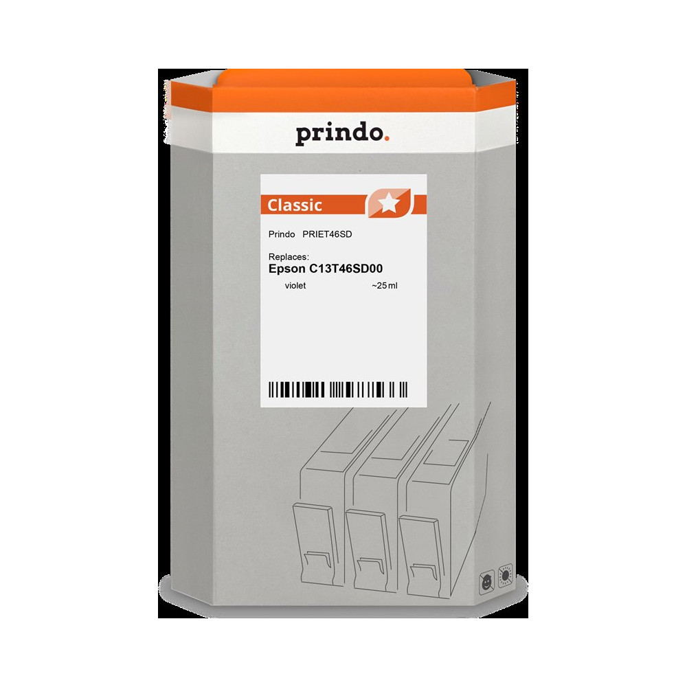 compatibile con Epson T46SD Violetto  Prindo Classic Violetto Cartuccia d'inchiostro