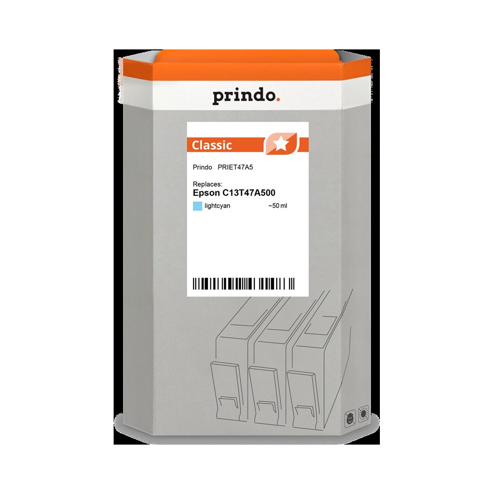 compatibile con Epson T47A5 ciano (chiaro)  Prindo Classic ciano (chiaro) Cartuccia d'inchiostro
