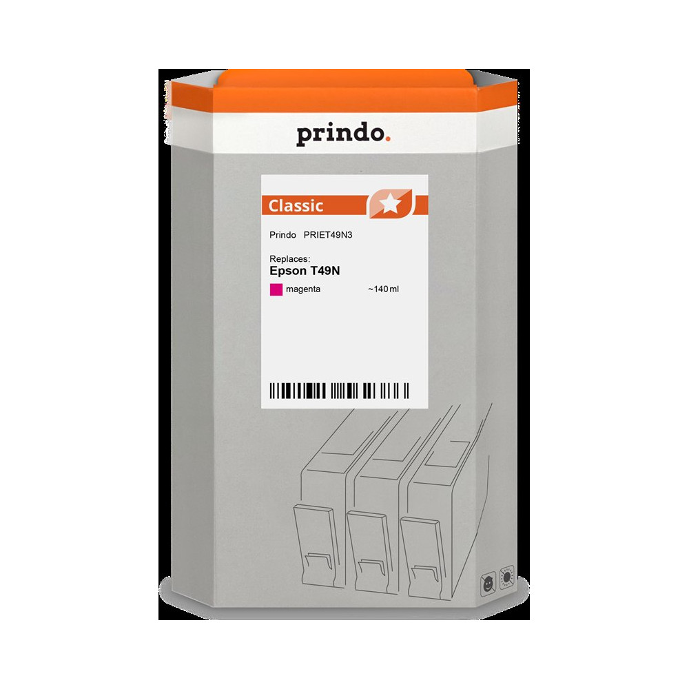 Prindo Classic magenta Cartuccia d'inchiostro