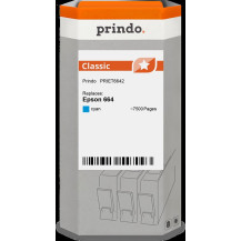 compatibile con Epson 664 ciano  Prindo Classic ciano Cartuccia d'inchiostro
