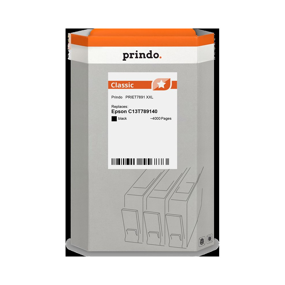 compatibile con Epson T7891 XXL nero  Prindo Classic XXL nero Cartuccia d'inchiostro