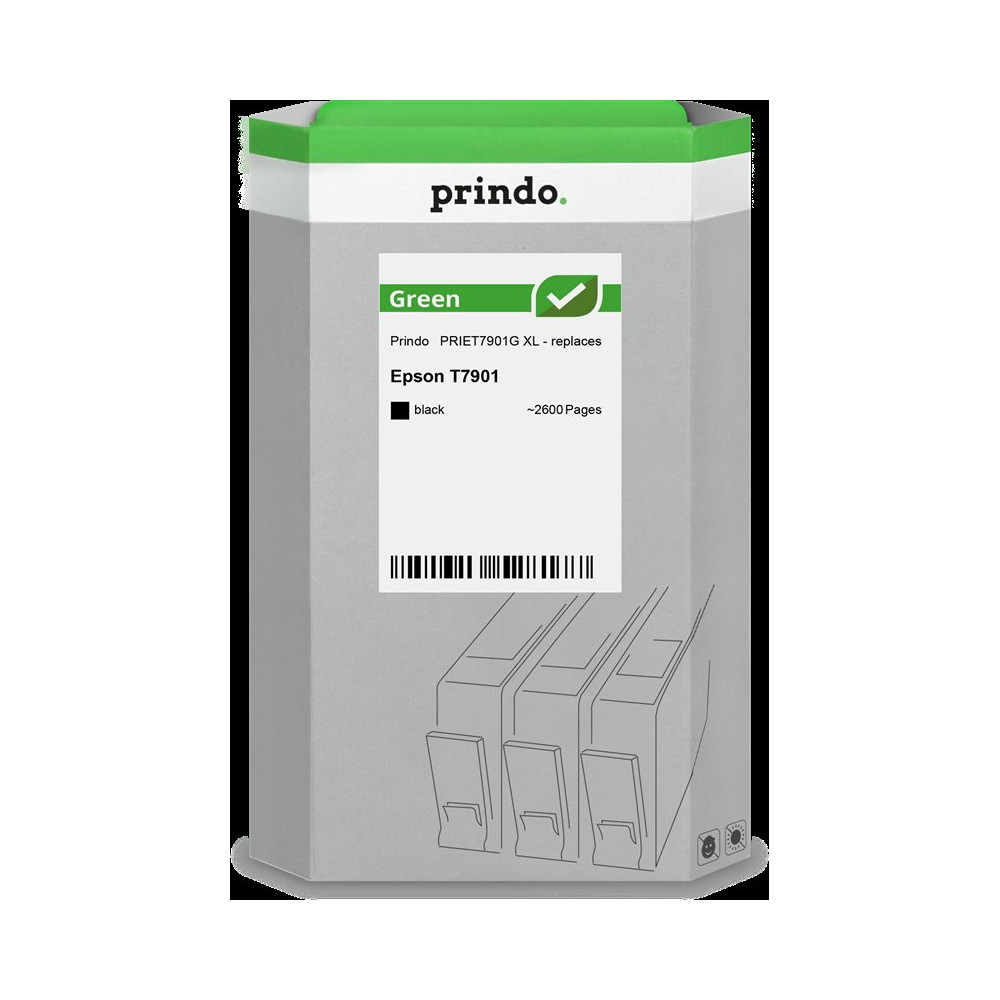 compatibile con Epson 79 XL nero  Prindo Green XL nero Cartuccia d'inchiostro