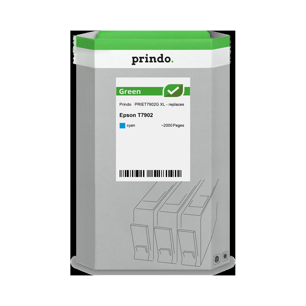 compatibile con Epson 79 XL ciano  Prindo Green XL ciano Cartuccia d'inchiostro