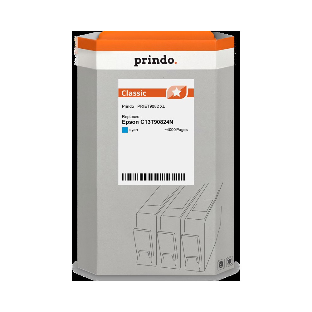 compatibile con Epson T9082 XL ciano  Prindo Classic XL ciano Cartuccia d'inchiostro