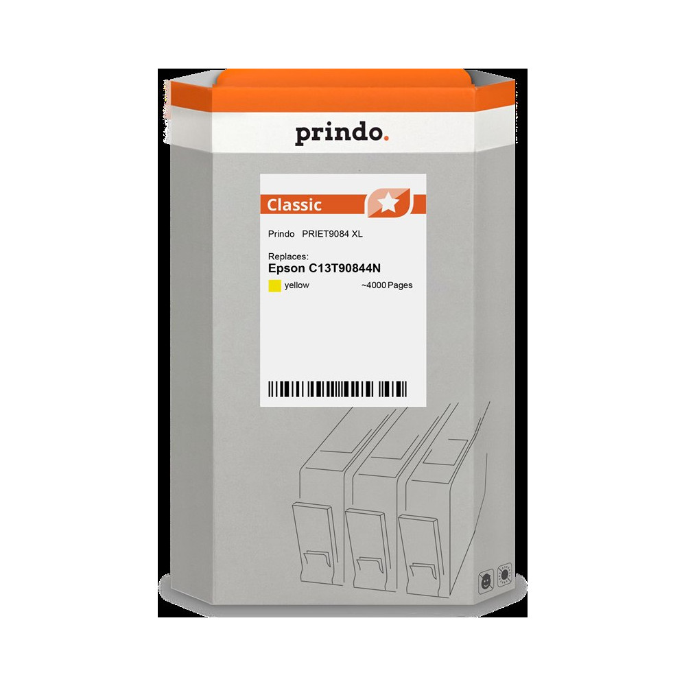compatibile con Epson T9084 XL giallo  Prindo Classic XL giallo Cartuccia d'inchiostro