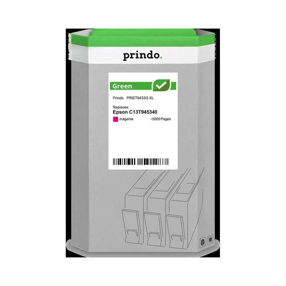 compatibile con Epson T9453 magenta  Prindo Green XL magenta Cartuccia d'inchiostro