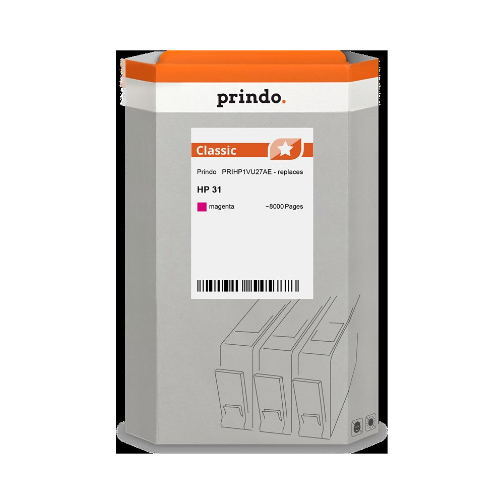compatibile con HP 31 magenta  Prindo Classic magenta Cartuccia d'inchiostro