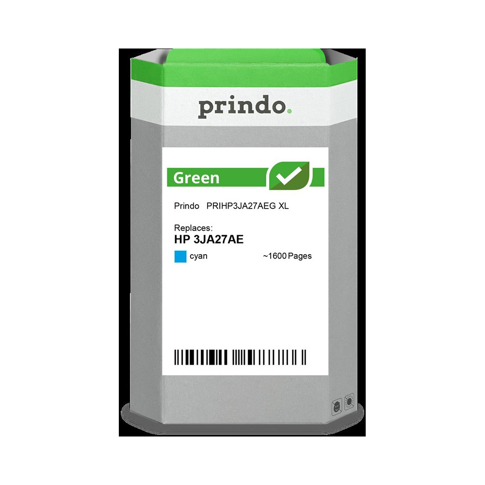 compatibile con HP 963 XL ciano  Prindo Green XL ciano Cartuccia d'inchiostro
