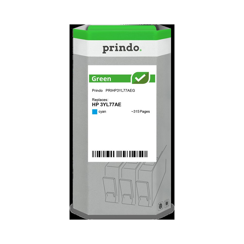 compatibile con HP 912 ciano  Prindo Green ciano Cartuccia d'inchiostro