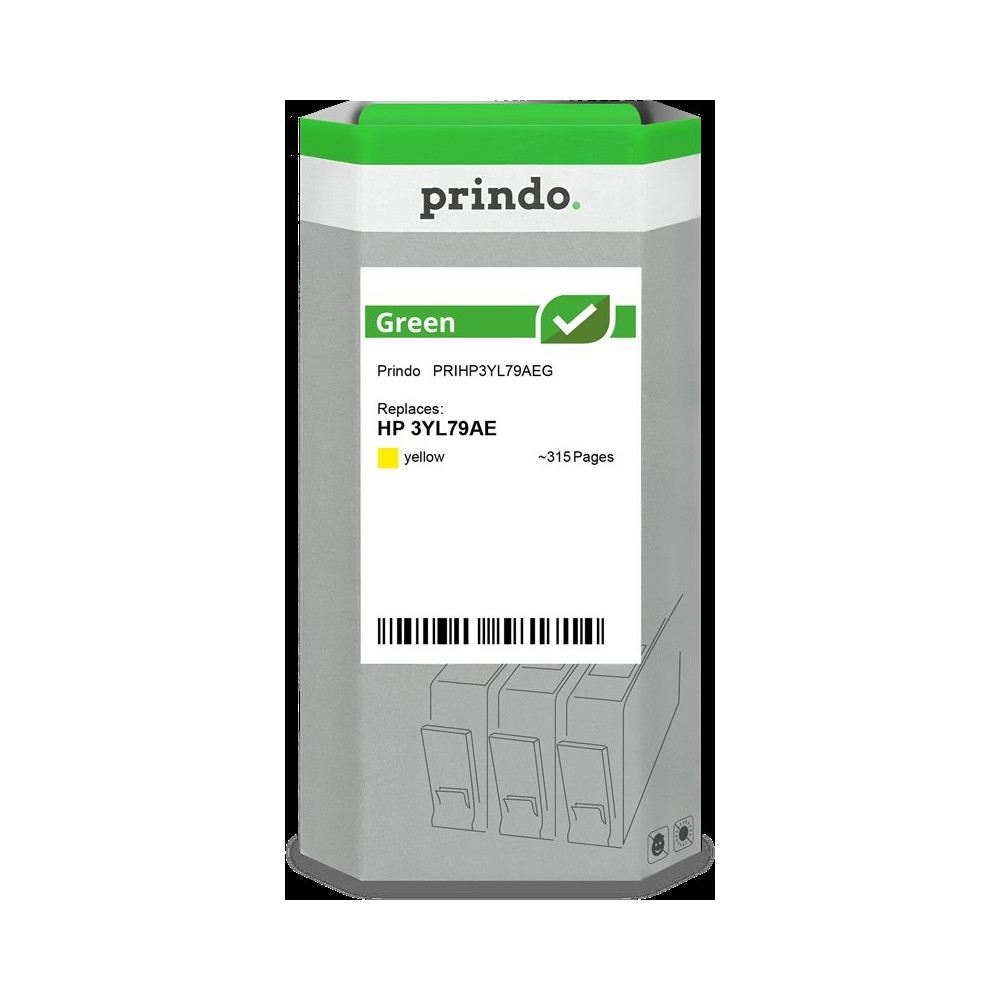 compatibile con HP 912 giallo  Prindo Green giallo Cartuccia d'inchiostro