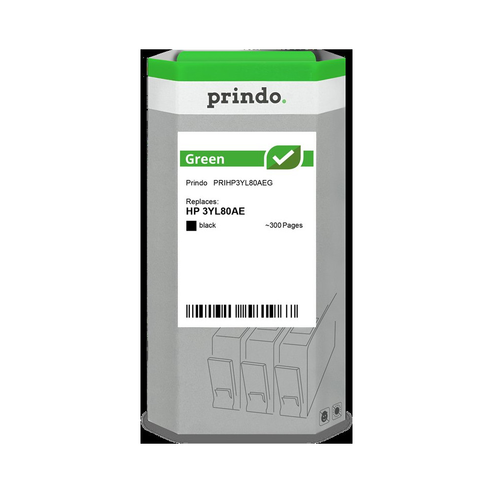 compatibile con HP 912 nero  Prindo Green nero Cartuccia d'inchiostro