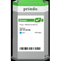compatibile con HP 912 XL ciano  Prindo Green XL ciano Cartuccia d'inchiostro