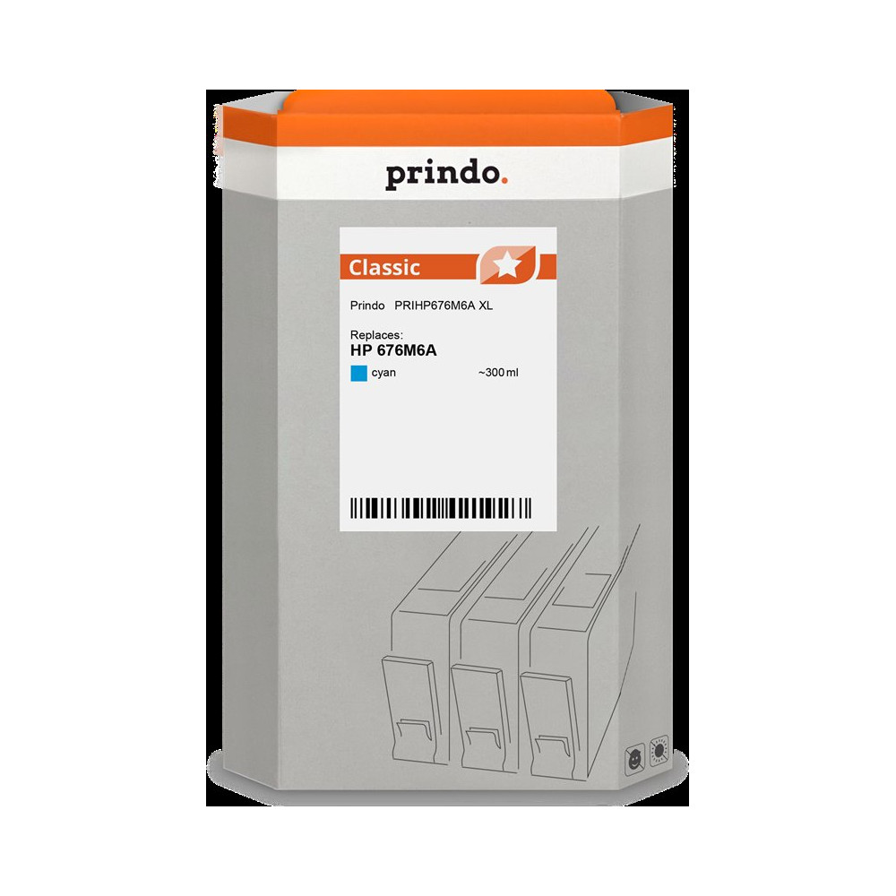 compatibile con HP 738 ciano  Prindo Classic XL ciano Cartuccia d'inchiostro