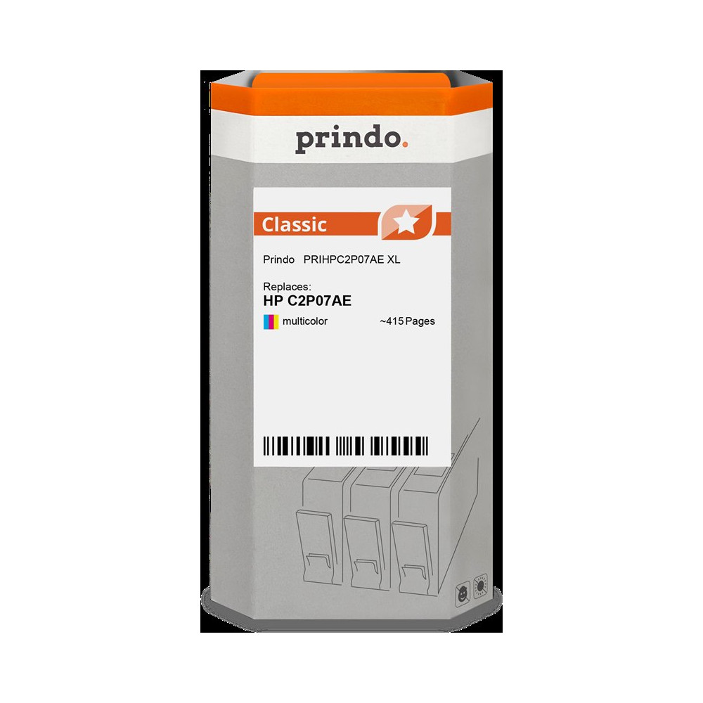 compatibile con HP 62 XL differenti colori  Prindo Classic XL differenti colori Cartuccia d'inchiostro