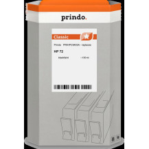 compatibile con HP 72 Nero (opaco)  Prindo Classic Nero (opaco) Cartuccia d'inchiostro