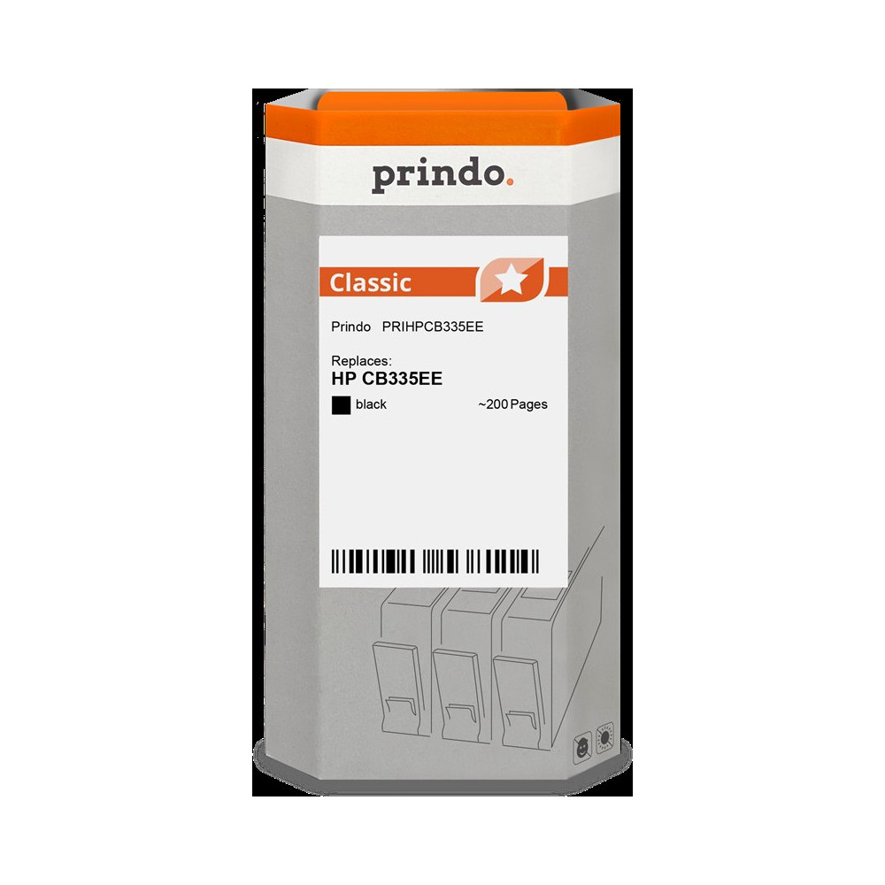 compatibile con HP 350 nero  Prindo Classic nero Cartuccia d'inchiostro