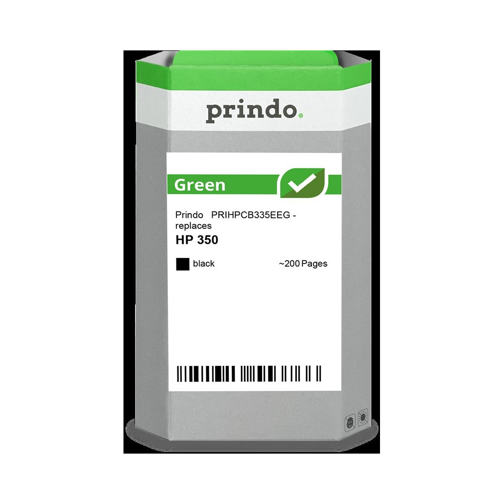 compatibile con HP 350 nero  Prindo Green nero Cartuccia d'inchiostro