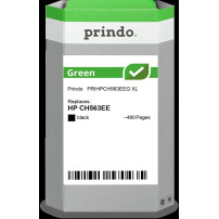 compatibile con HP 301 XL nero  Prindo Green XL nero Cartuccia d'inchiostro