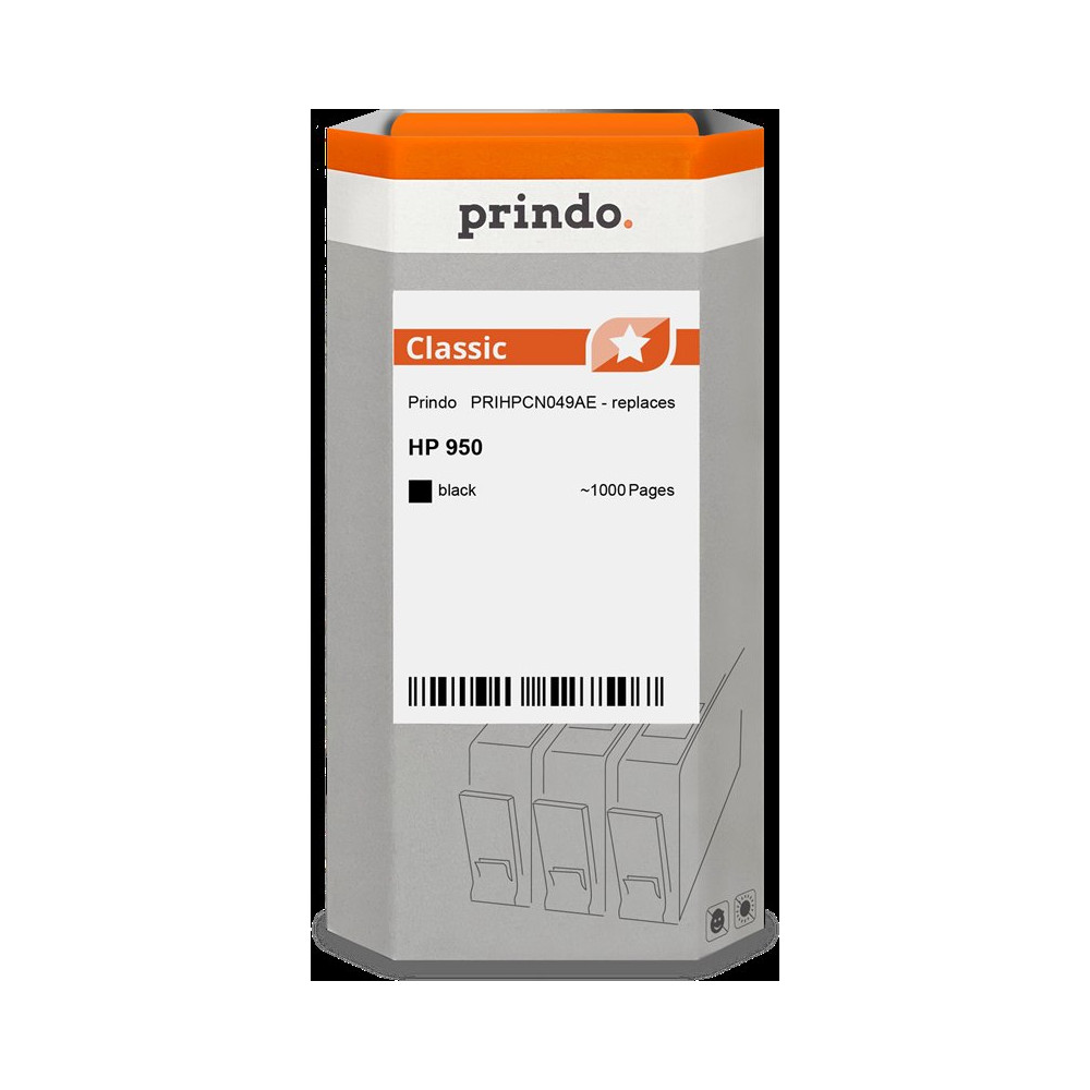 compatibile con HP 950 nero  Prindo Classic nero Cartuccia d'inchiostro