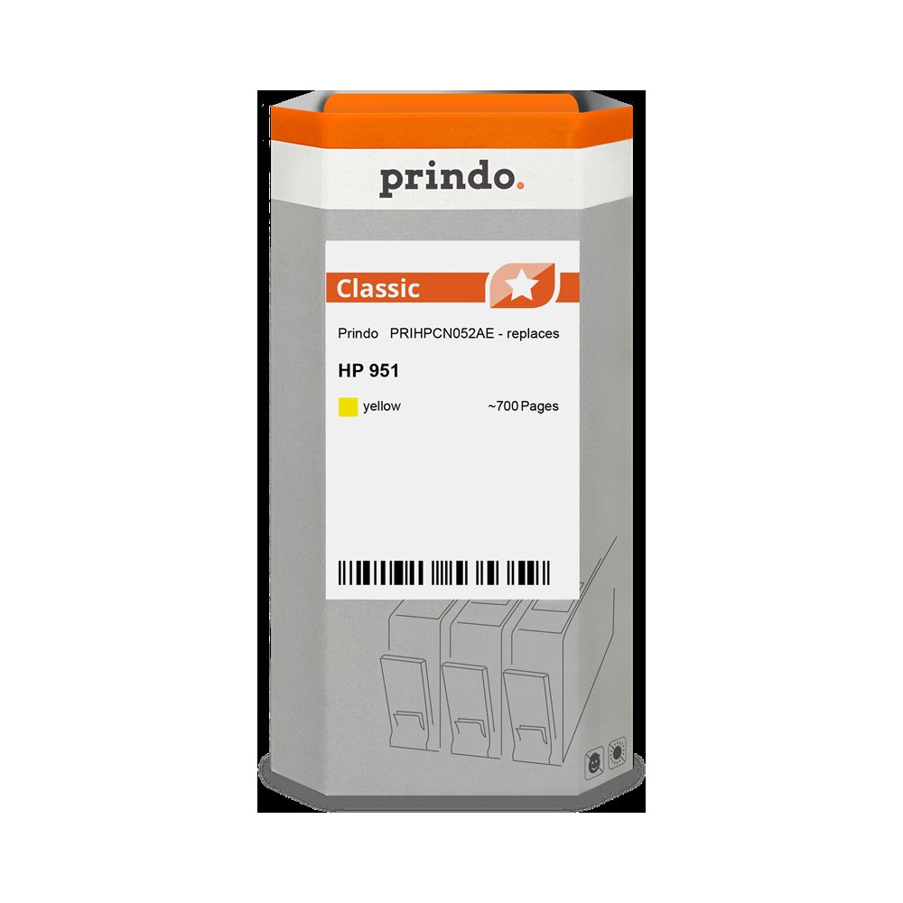compatibile con HP 951 giallo  Prindo Classic giallo Cartuccia d'inchiostro