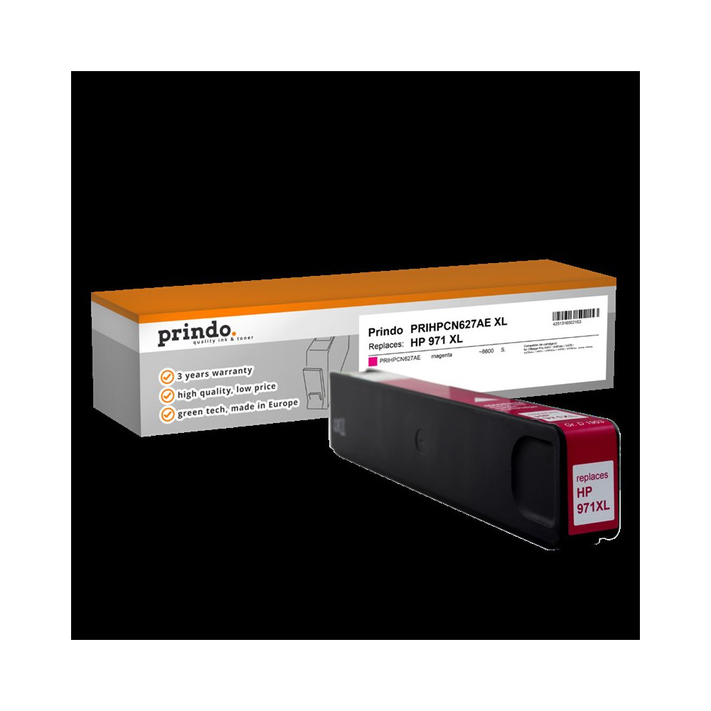 compatibile con HP 971 XL magenta  Prindo Classic XL magenta Cartuccia d'inchiostro