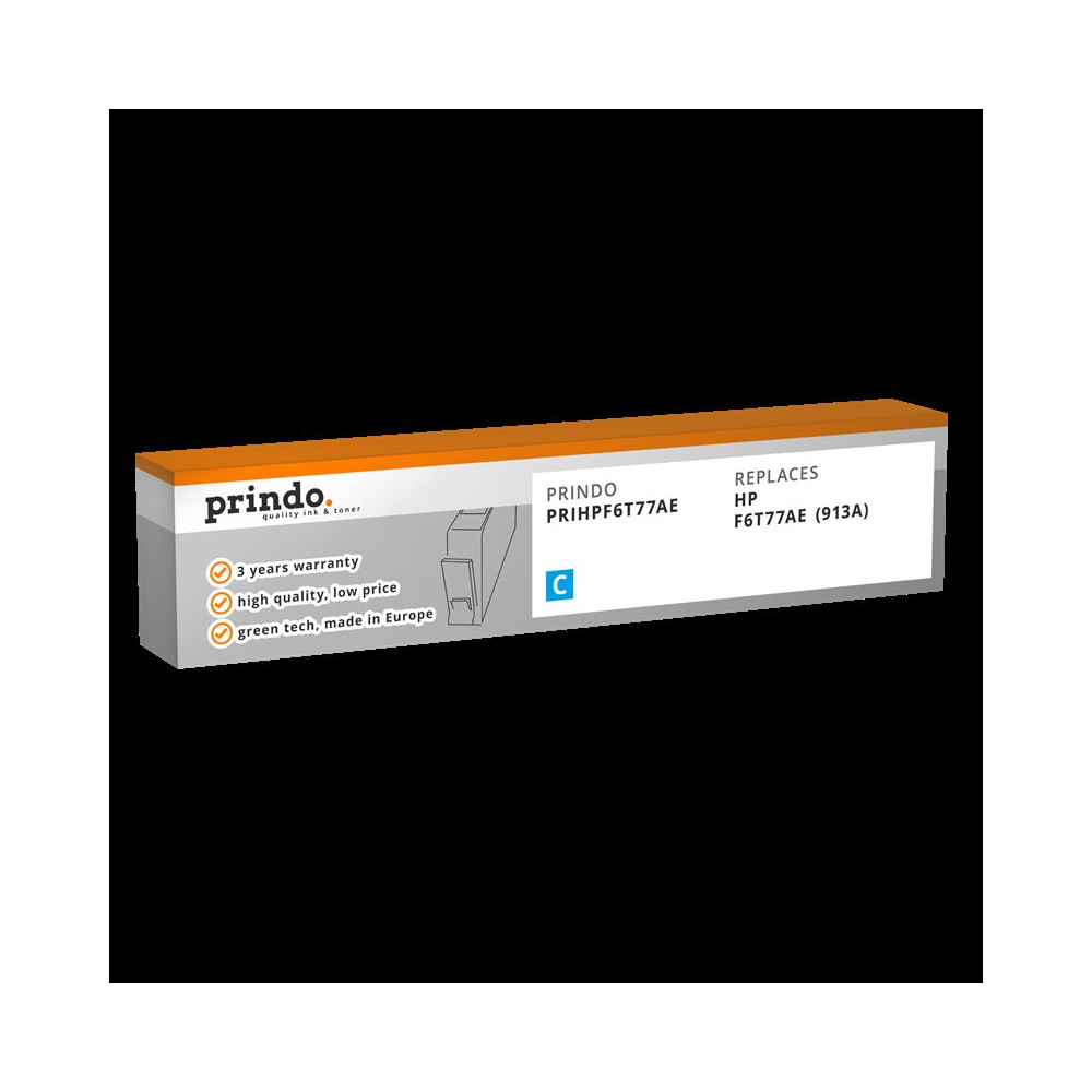 compatibile con HP 913A ciano  Prindo Classic ciano Cartuccia d'inchiostro