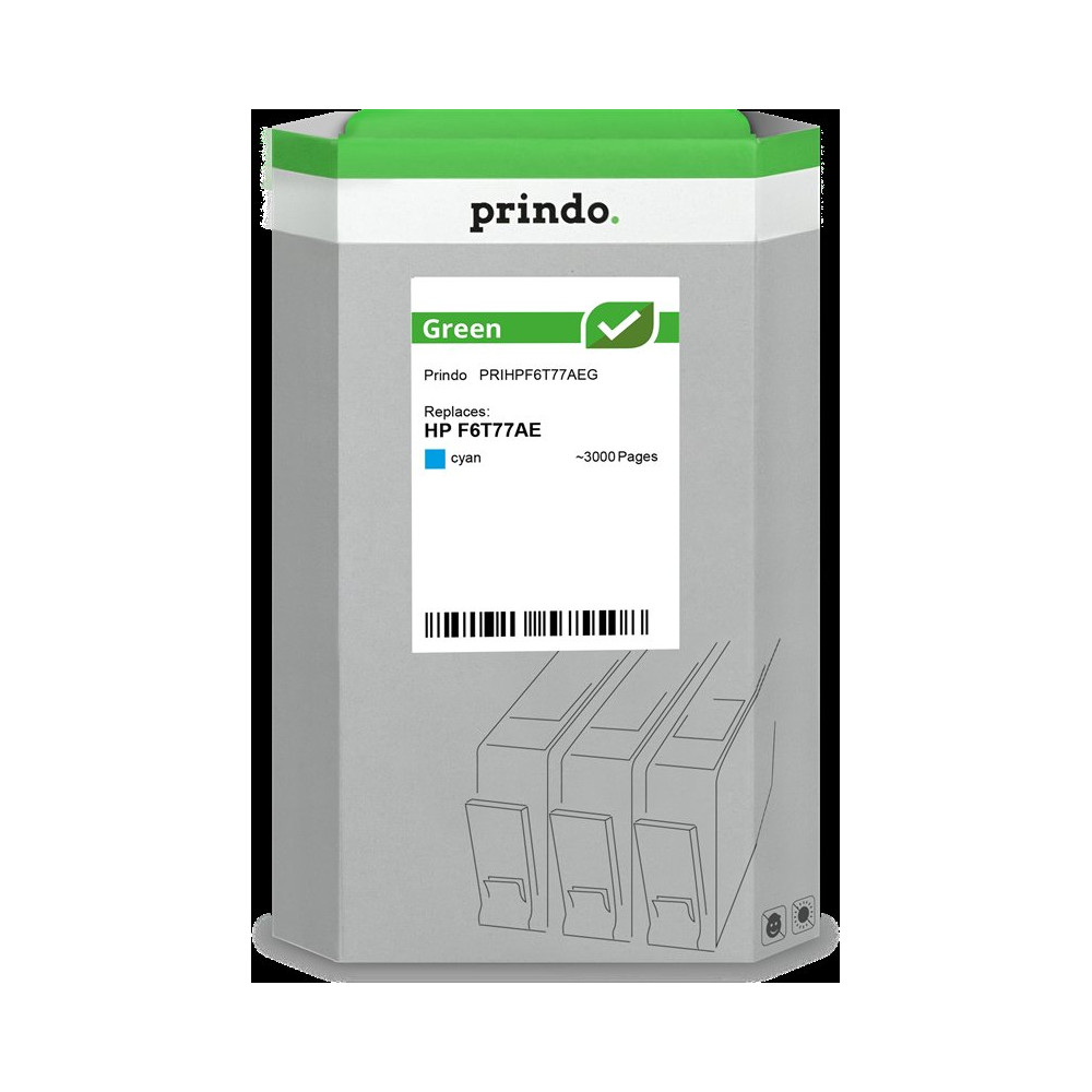 compatibile con HP 913A ciano  Prindo Green ciano Cartuccia d'inchiostro