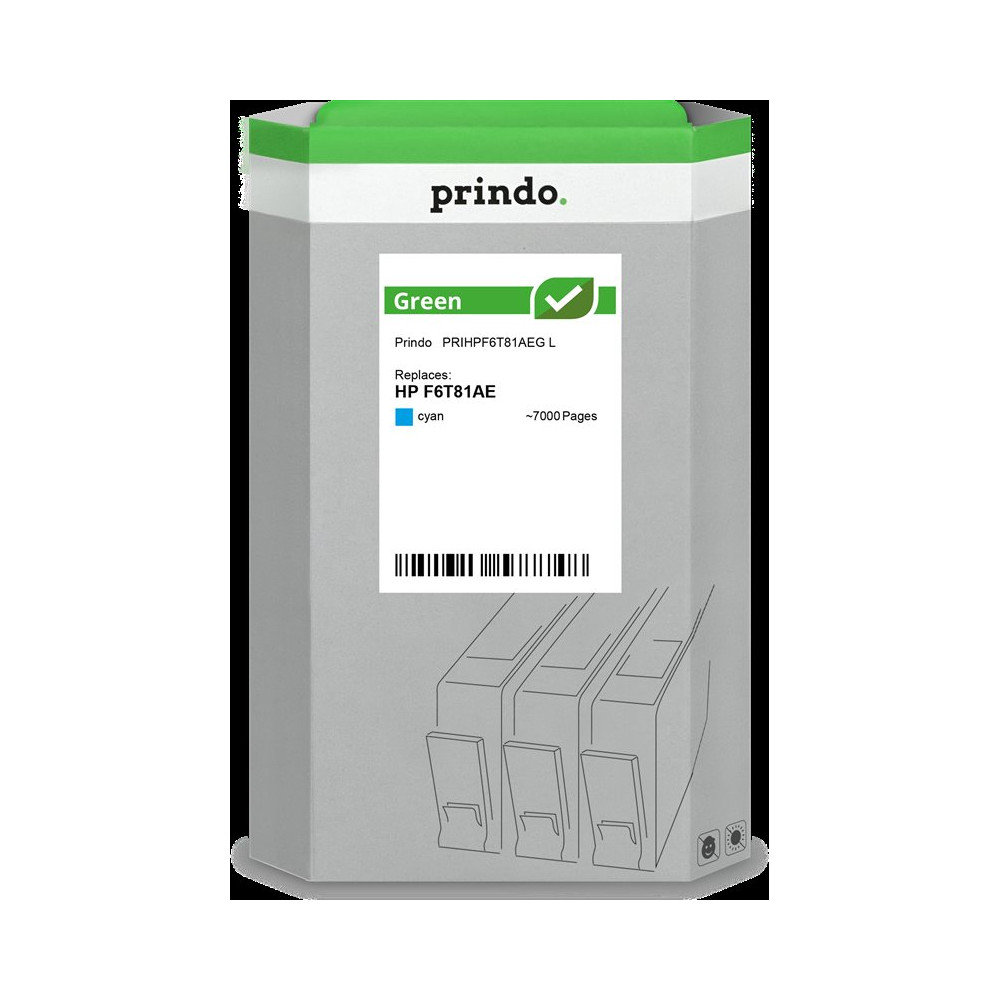compatibile con HP 973X ciano  Prindo Green XL ciano Cartuccia d'inchiostro