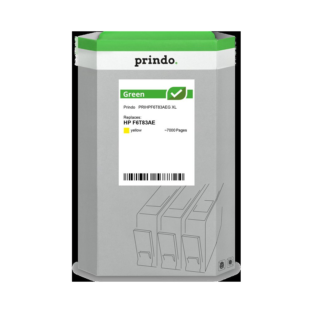 compatibile con HP 973X giallo  Prindo Green XL giallo Cartuccia d'inchiostro