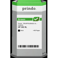 compatibile con HP 302 XL nero  Prindo Green XL nero Cartuccia d'inchiostro