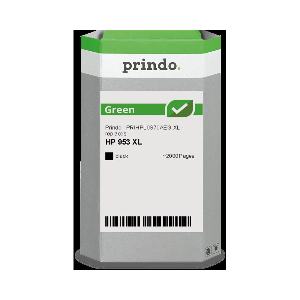 compatibile con HP 953 XL nero  Prindo Green XL nero Cartuccia d'inchiostro