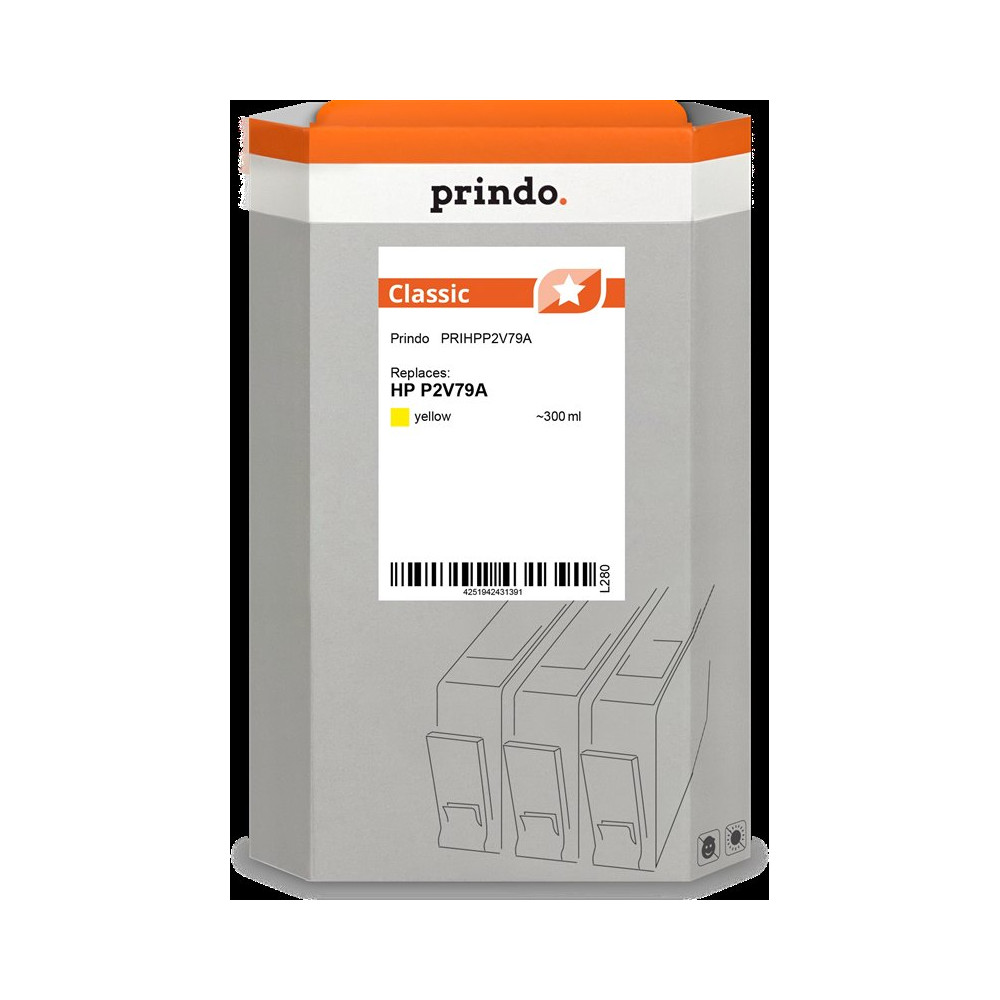 compatibile con HP 746 giallo  Prindo Classic giallo Cartuccia d'inchiostro
