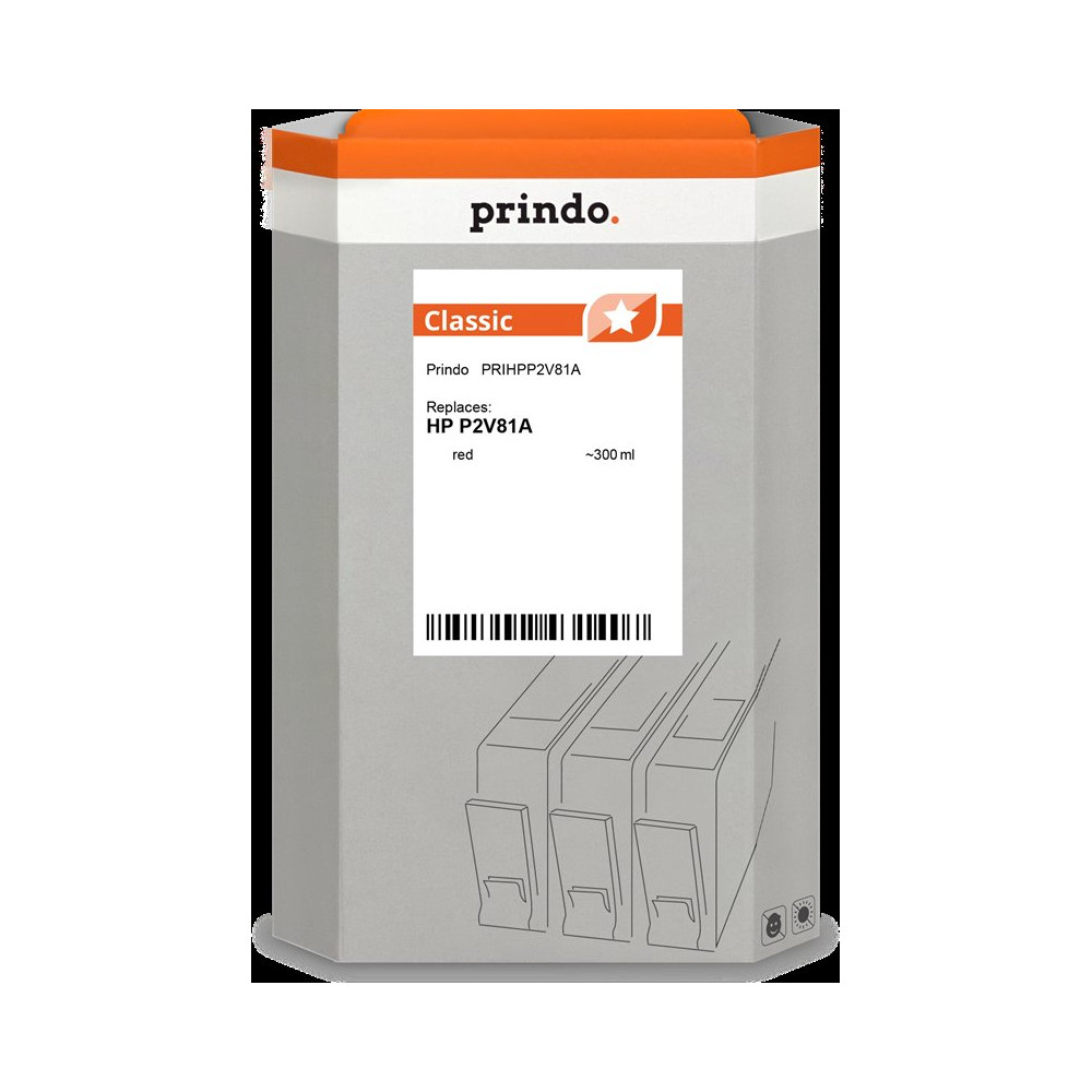 compatibile con HP 746 Rosso  Prindo Classic Rosso Cartuccia d'inchiostro