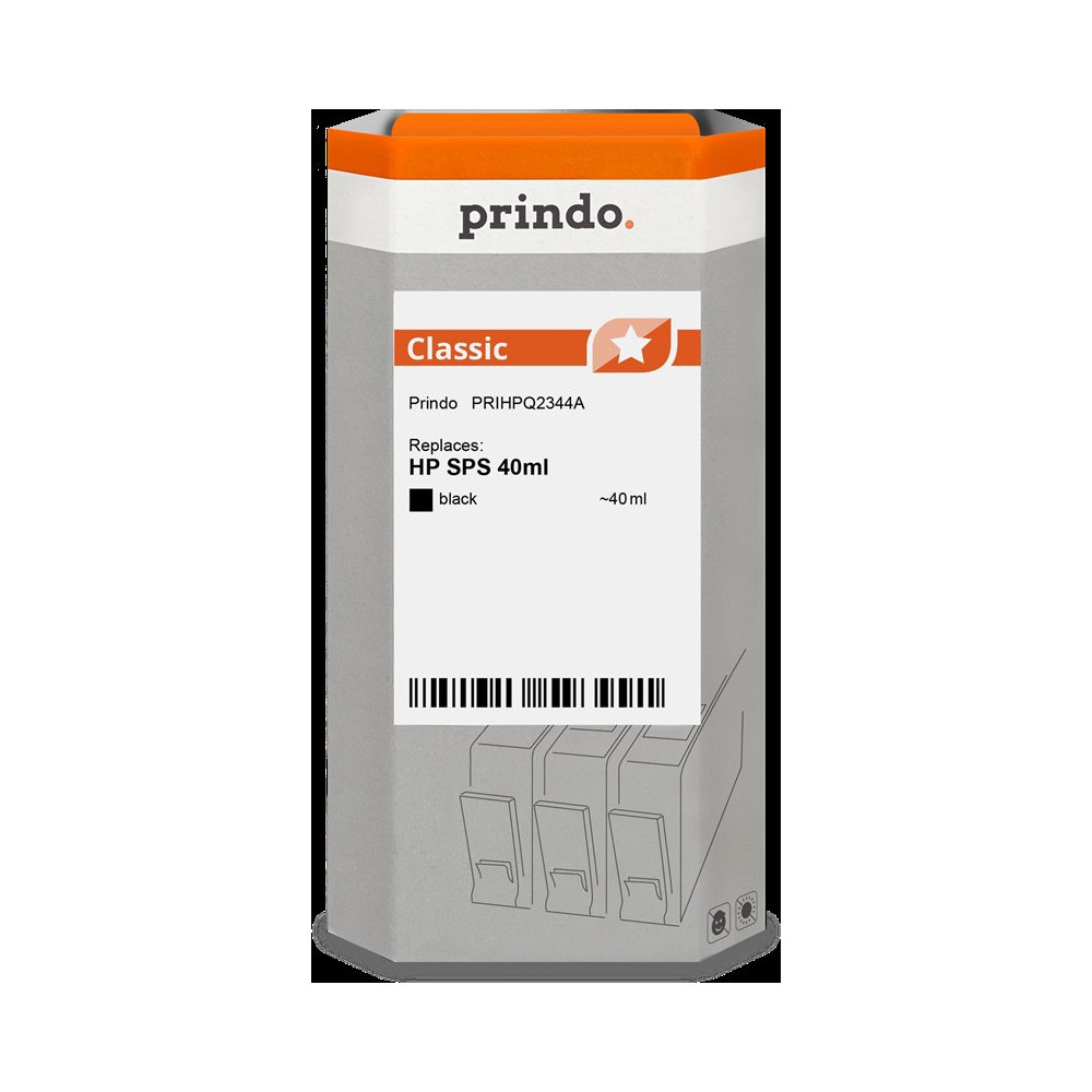 compatibile con HP SPS 42ml nero  Prindo Classic nero Cartuccia d'inchiostro